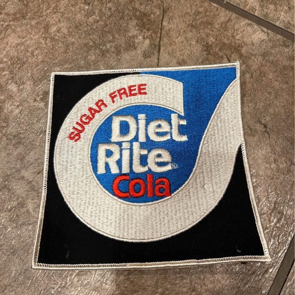 Vintage Diet Rite Cola patches-qty 7 - Picture 1 of 2